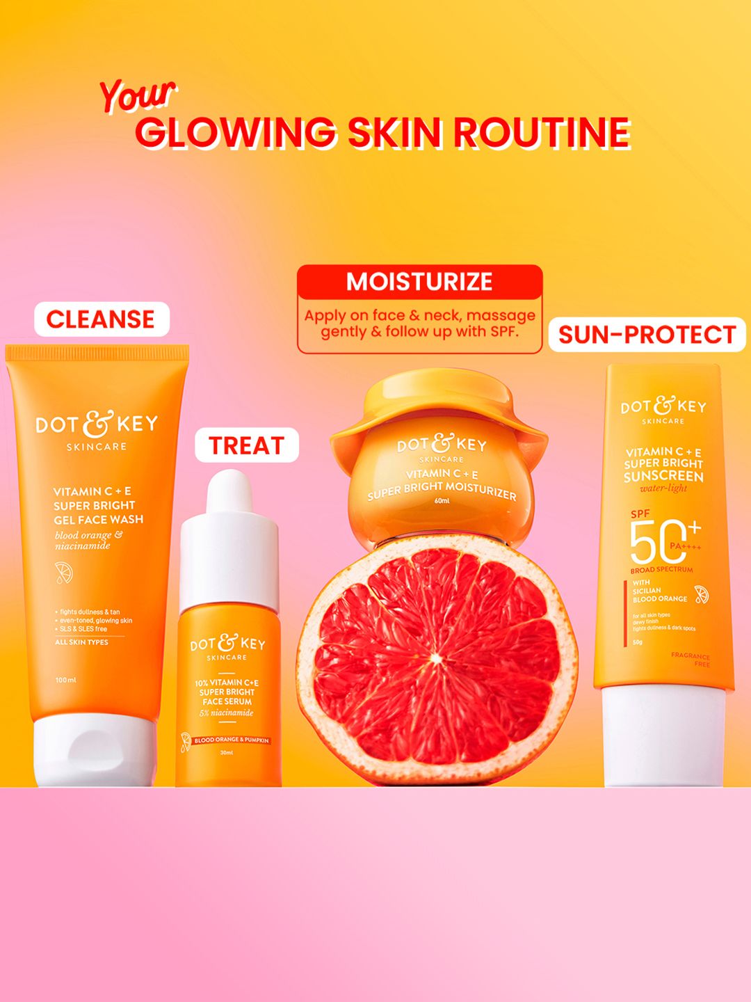 DOT & KEY Vitamin C+E Oil-Free Moisturizer For Glowing Skin & Fades Dark Spots