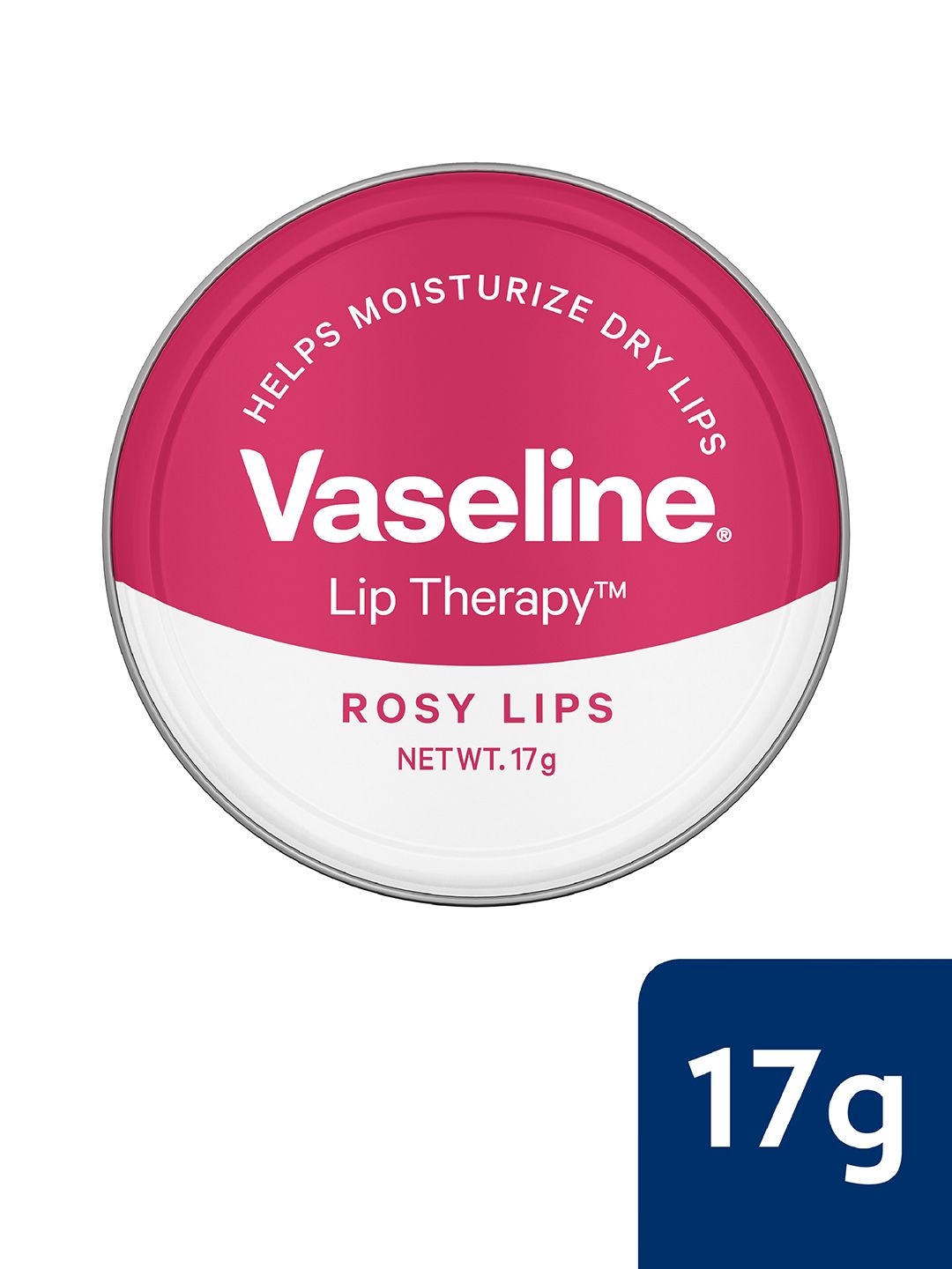 Vaseline Lip Therapy Tins For Moisturised & Soft Lips - Rosy Lips