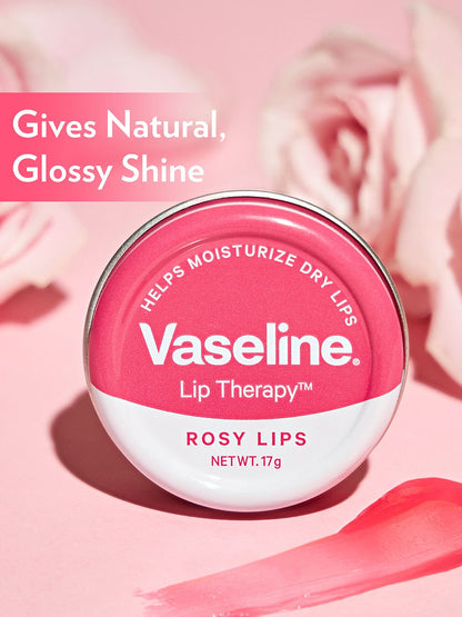 Vaseline Lip Therapy Tins For Moisturised & Soft Lips - Rosy Lips