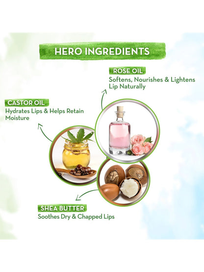 Mamaearth Rose Tinted 100% Natural Lip Balm