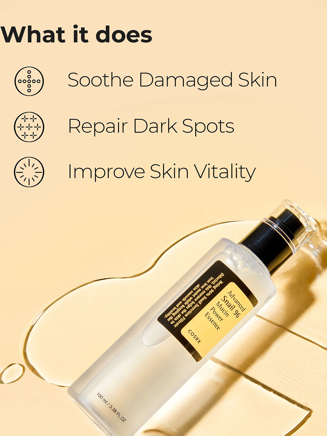 COSRX Advanced Snail 96 Mucin Power Essence with 96% Snail Mucin