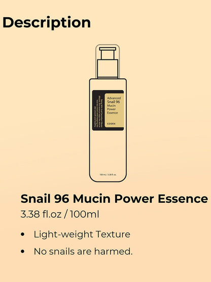 COSRX Advanced Snail 96 Mucin Power Essence with 96% Snail Mucin