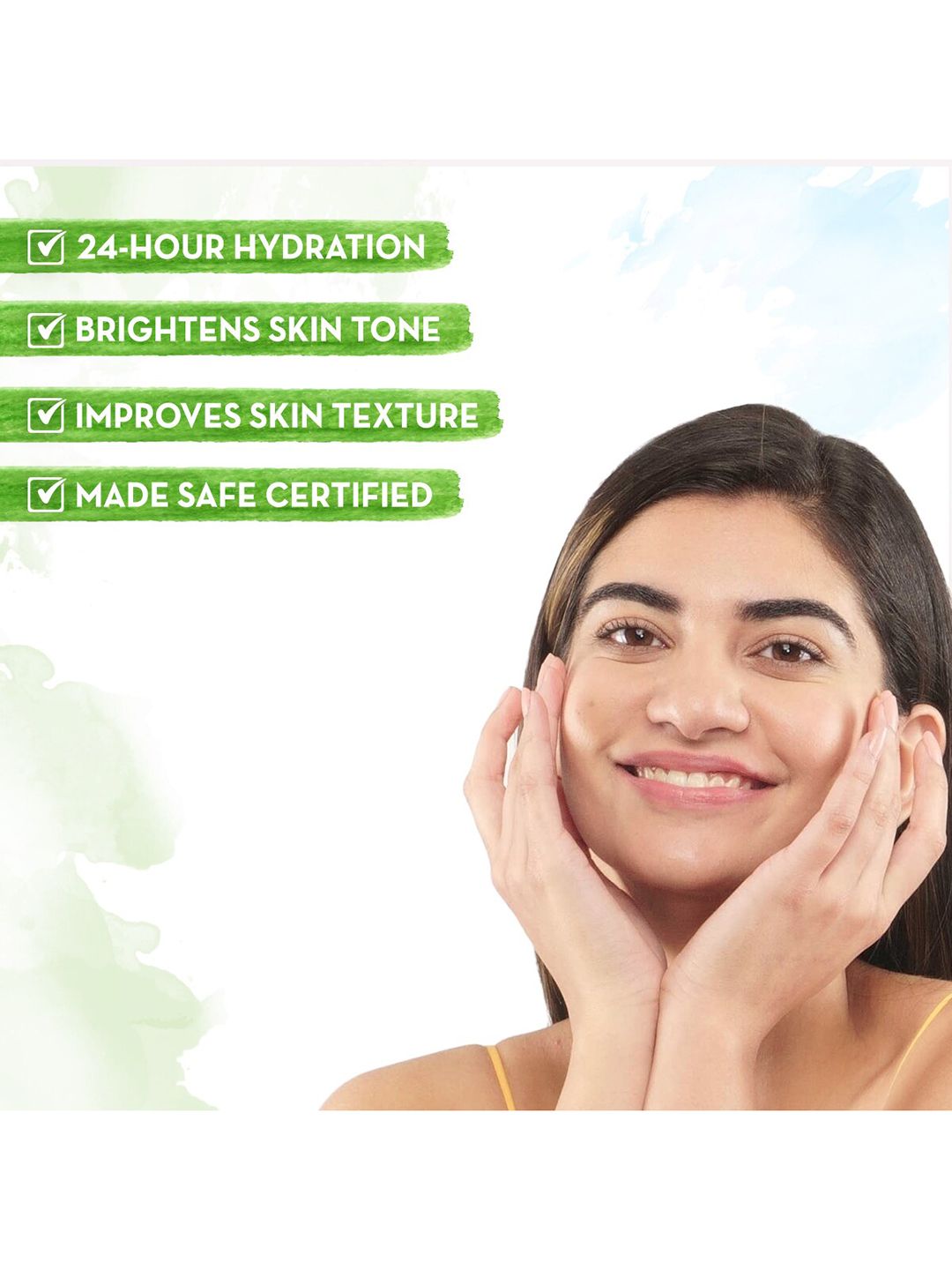 Mamaearth Rice Oil-Free Face Moisturizer with Rice Water & Niacinamide For Glass Skin