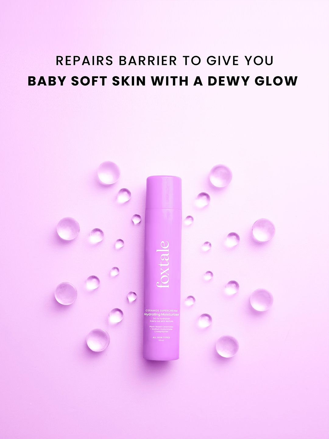 FoxTale Ceramide Hydrating Moisturizer with Hyaluronic Acid