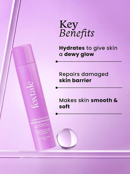 FoxTale Ceramide Hydrating Moisturizer with Hyaluronic Acid