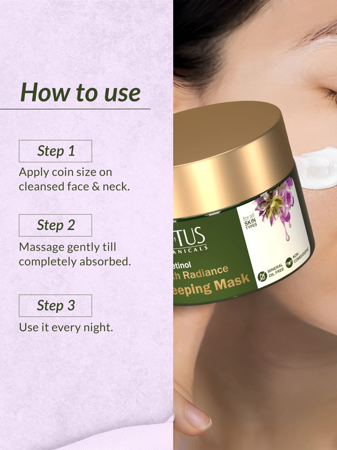 Lotus Botanicals Bio Retinol Youth Radiance Sleeping Mask Night Creme
