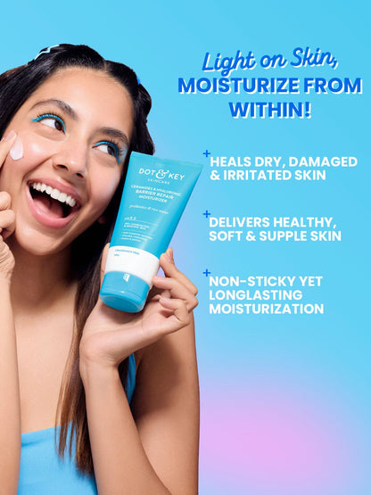 DOT & KEY Barrier Repair Hydrating pH5.5 Face Cream with Ceramides & Hyaluronic