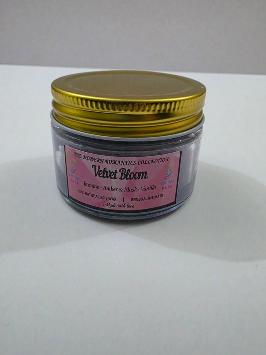 Velvet Bloom Small Flat Jar Candle