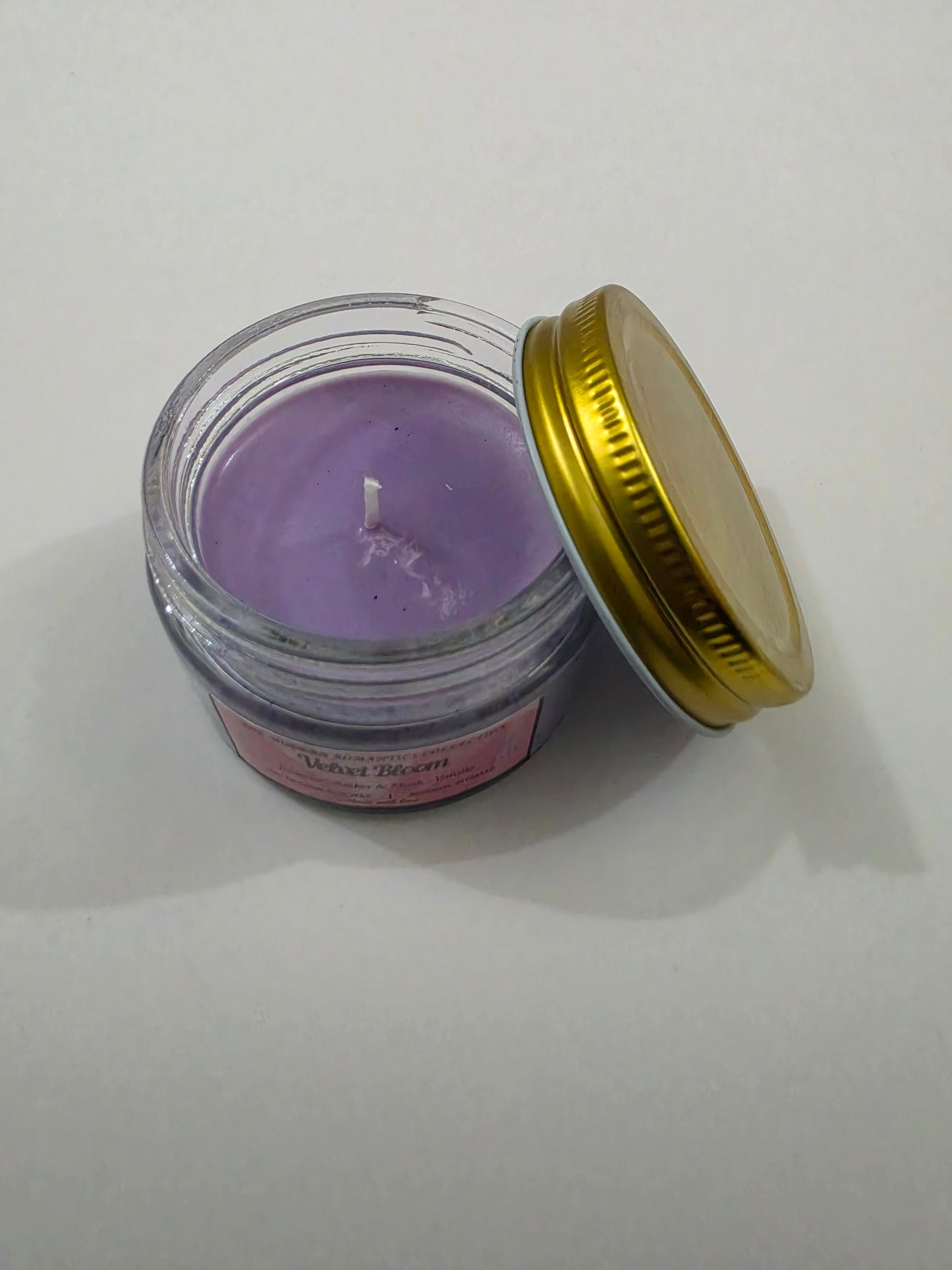 Velvet Bloom Small Flat Jar Candle