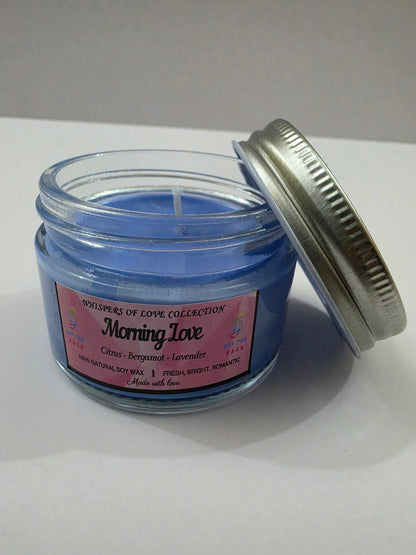 Morning Love Small Flat Jar Candle