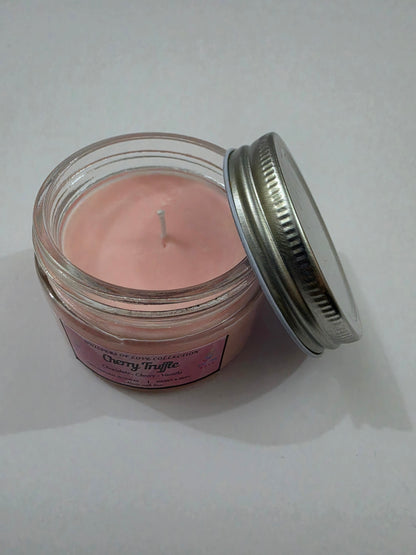 Cherry Truffle Small Flat Jar Candle