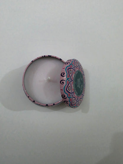 Blush Reverie Big Mandala Tin Candle
