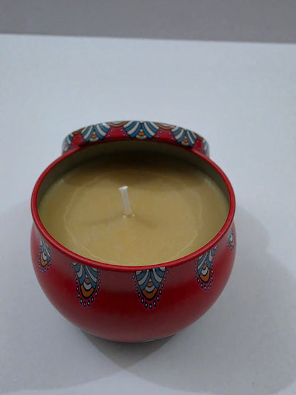 Morning Air Big Mandala Tin Candle