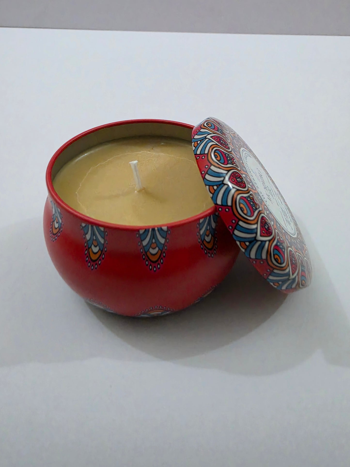 Morning Air Big Mandala Tin Candle