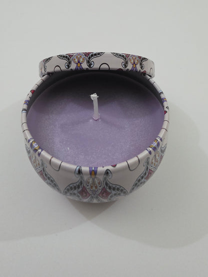 Noir Opulence Mandala Tin Candle