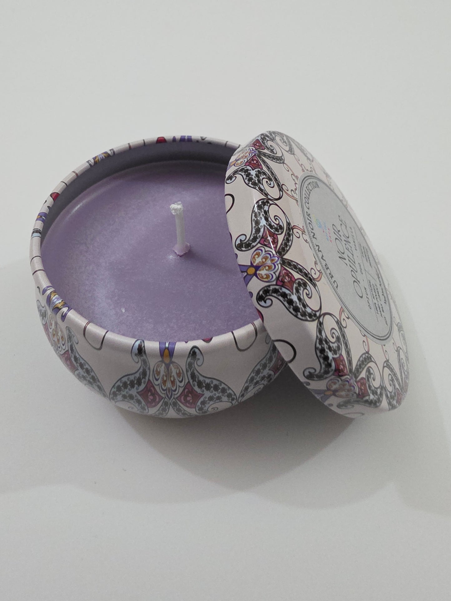 Noir Opulence Mandala Tin Candle