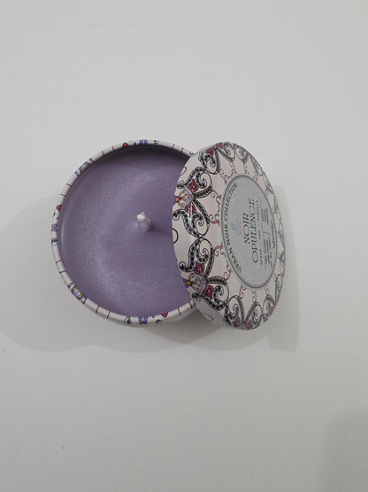 Noir Opulence Mandala Tin Candle