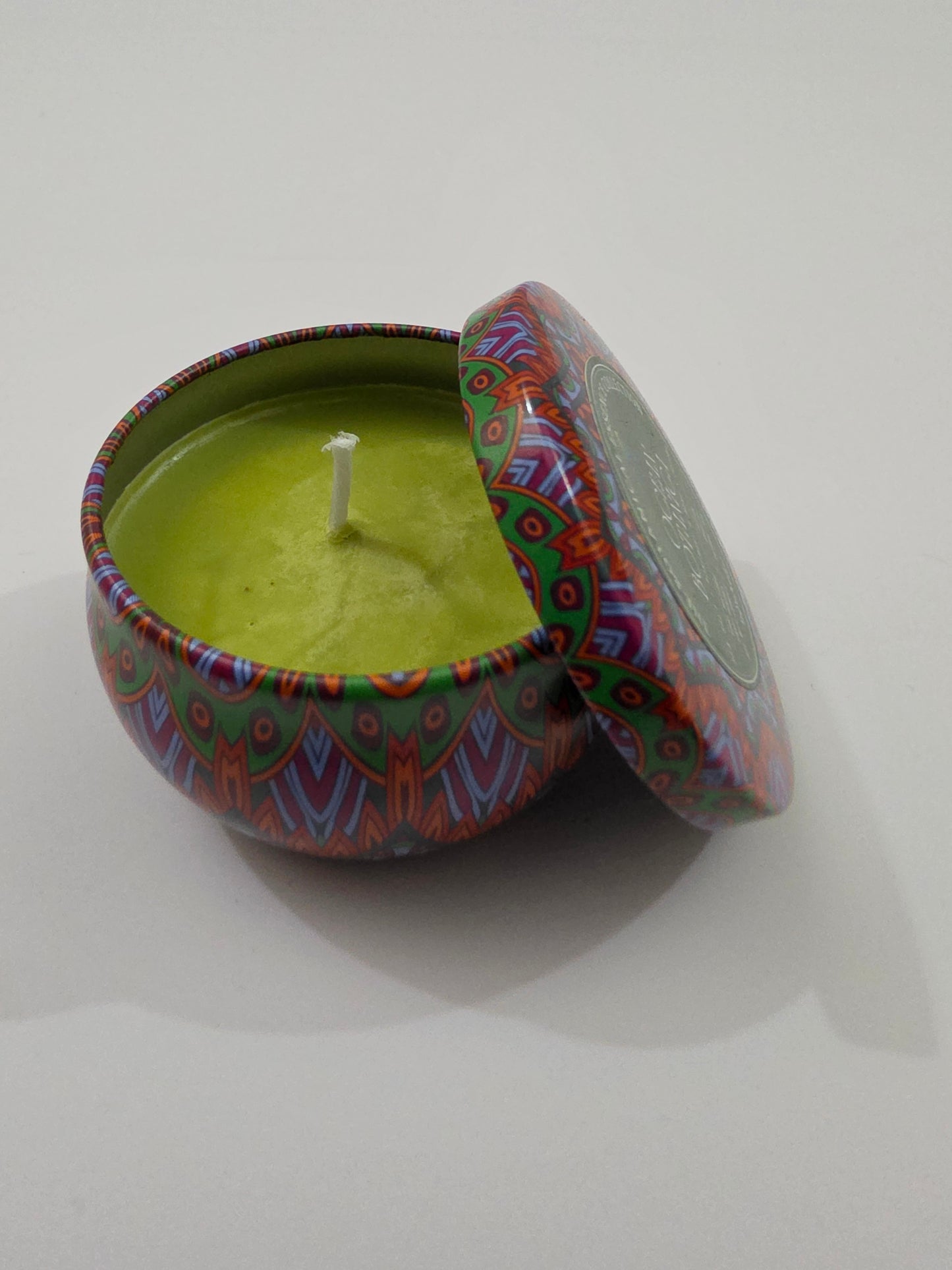 Ocean Botanica Mandala Tin Candle