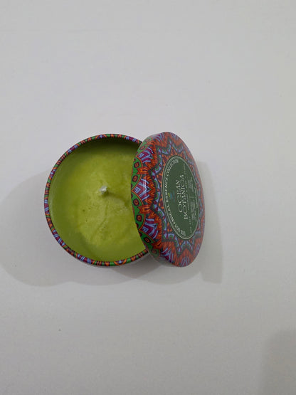 Ocean Botanica Mandala Tin Candle