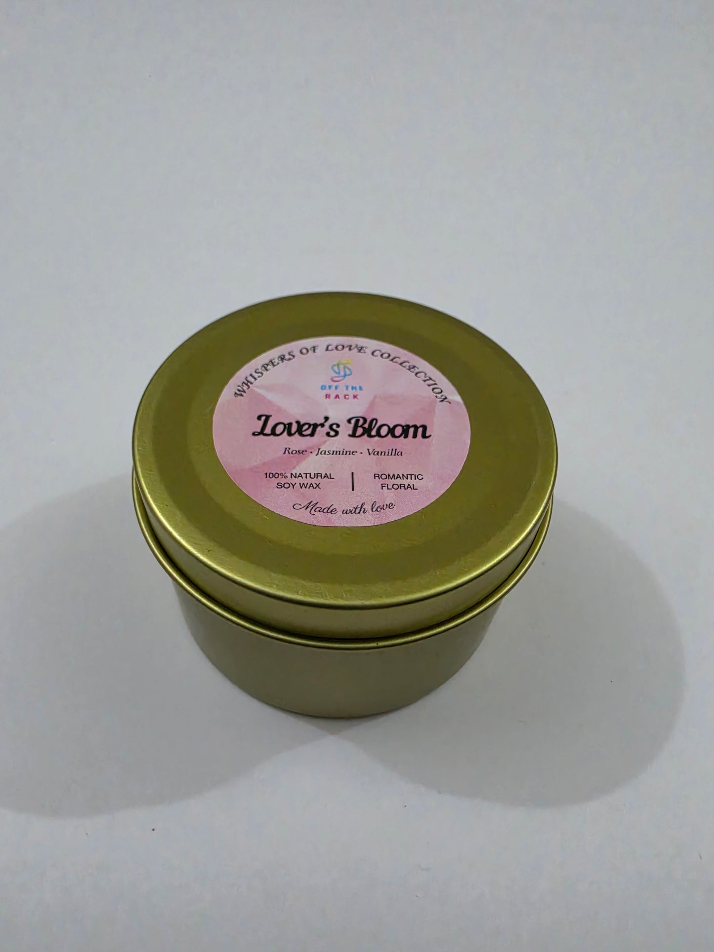 Lover's Bloom Big Aluminium Tin Candle