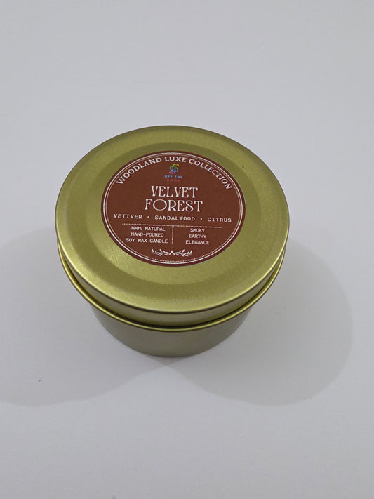Velvet Forest Big Aluminium Tin Candle