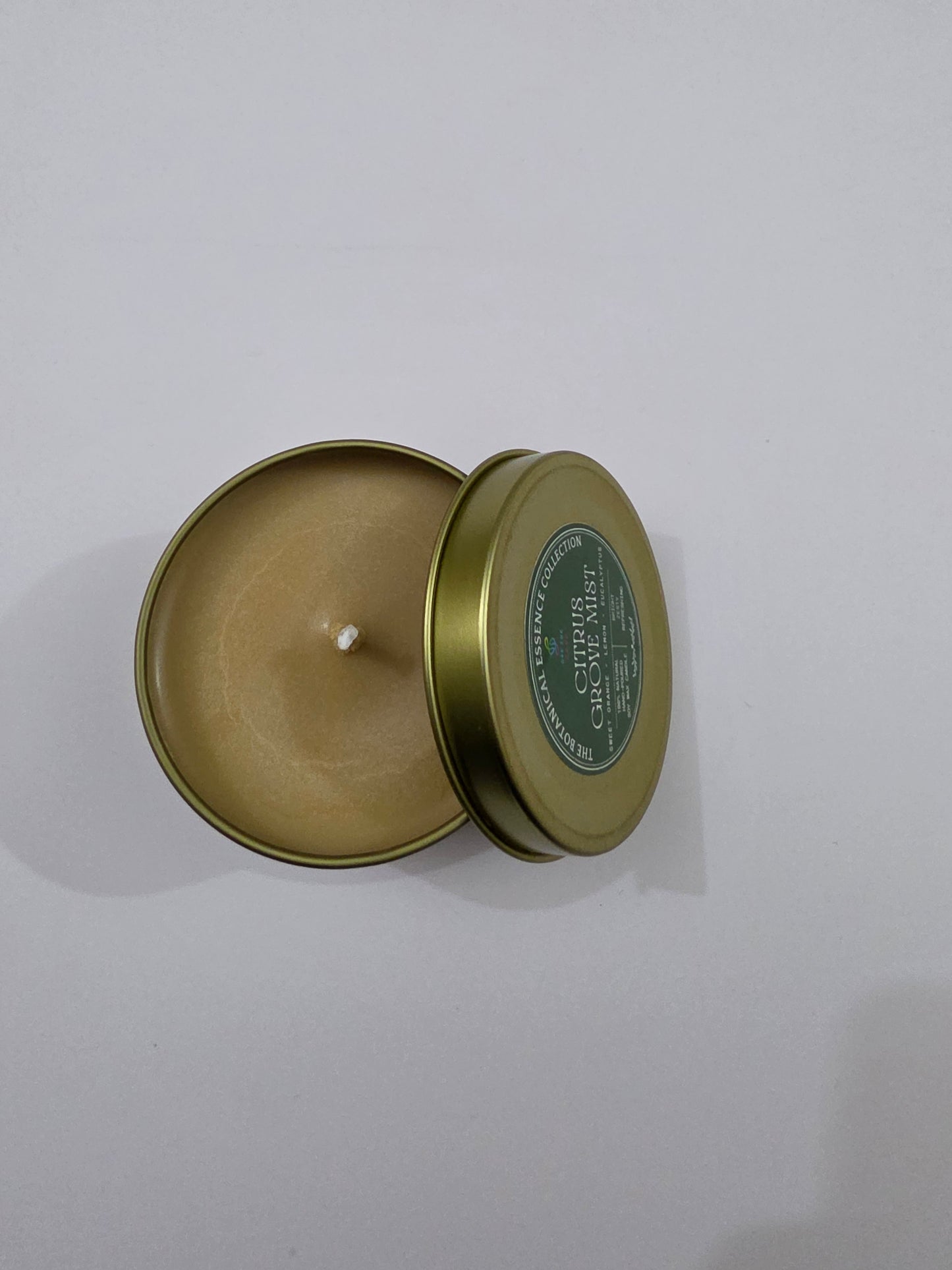 Citrus Grove Mist Big Aluminium Tin Candle