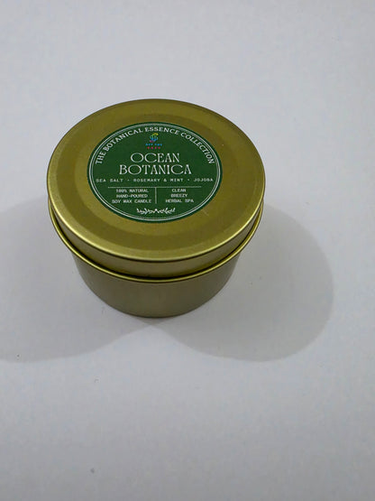 Ocean Botanica Big Aluminium Tin Candle