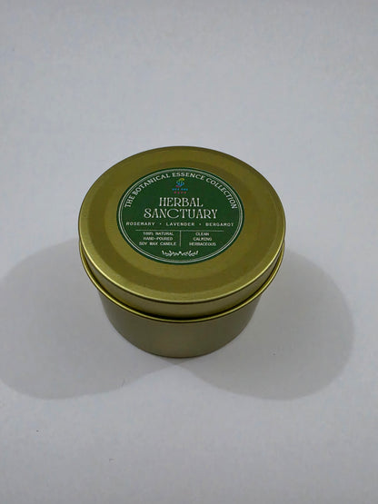 Herbal Sanctuary Big Aluminium Tin Candle