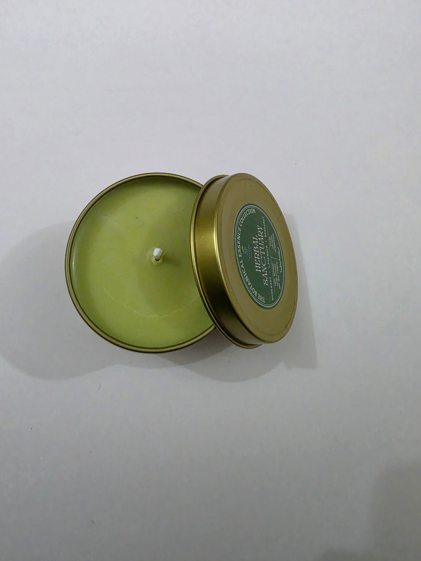 Herbal Sanctuary Big Aluminium Tin Candle