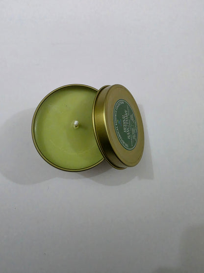 Herbal Sanctuary Big Aluminium Tin Candle