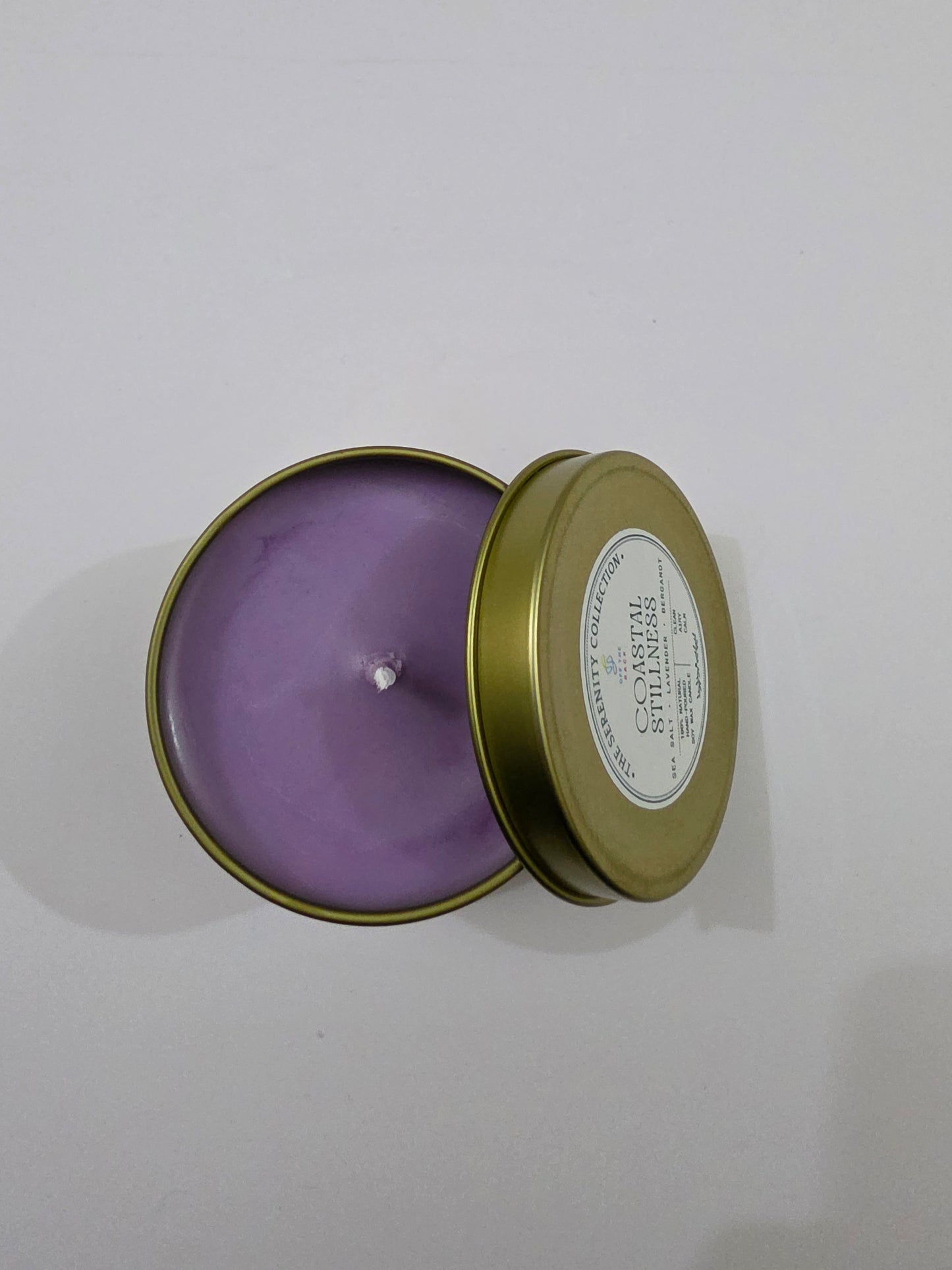 Coastal Stillness Big Aluminium Tin Candle
