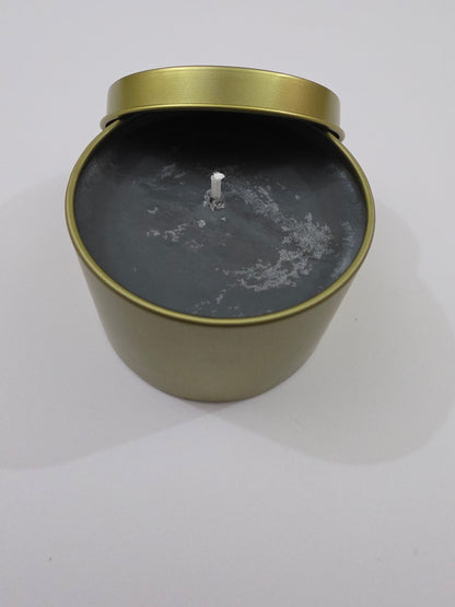 Noir Opulence Big Aluminium Tin Candle