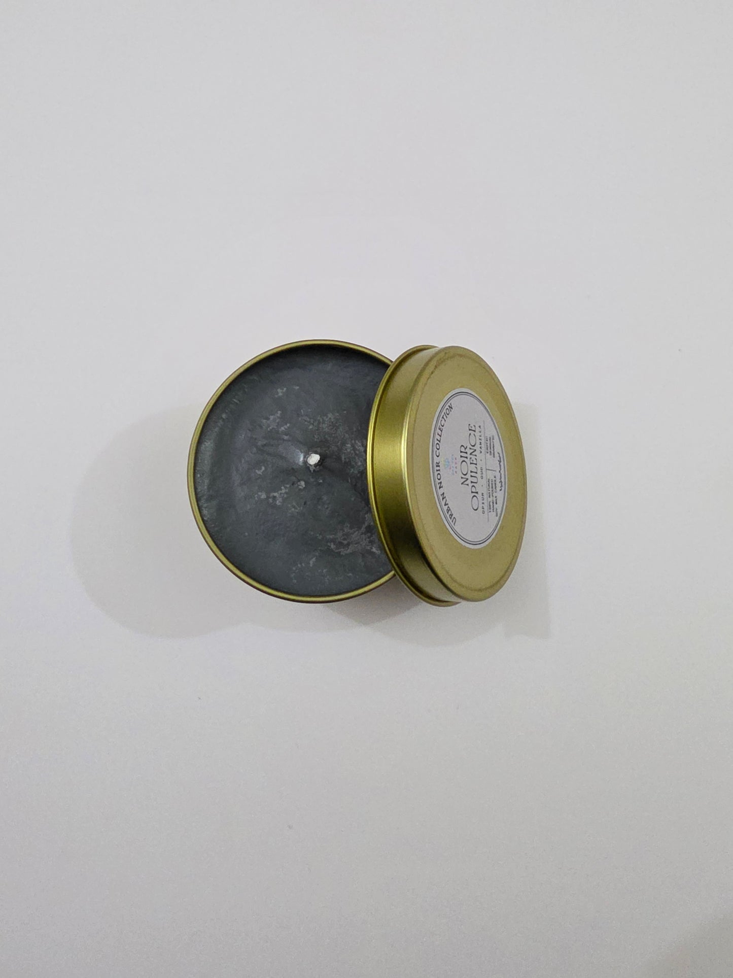Noir Opulence Big Aluminium Tin Candle