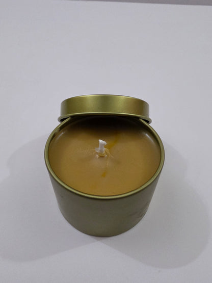 Zesty Christmas Aluminium Tin Candle