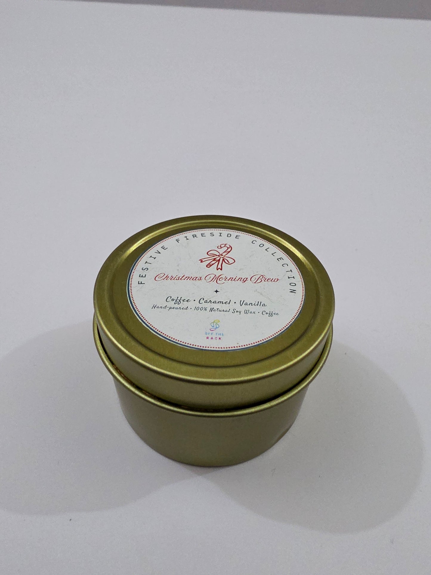 Christmas Morning Brew Aluminium Tin Candle