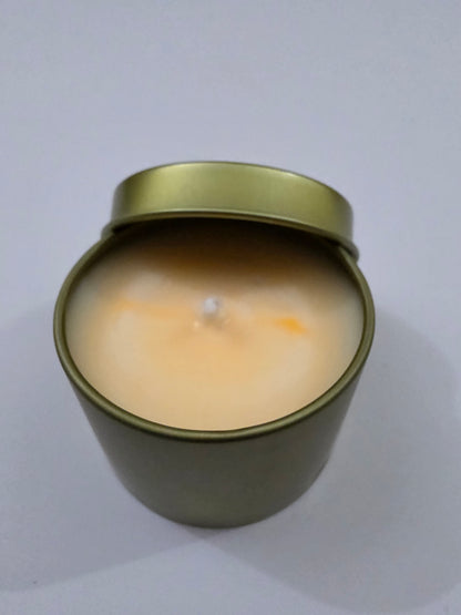 Christmas Morning Brew Aluminium Tin Candle