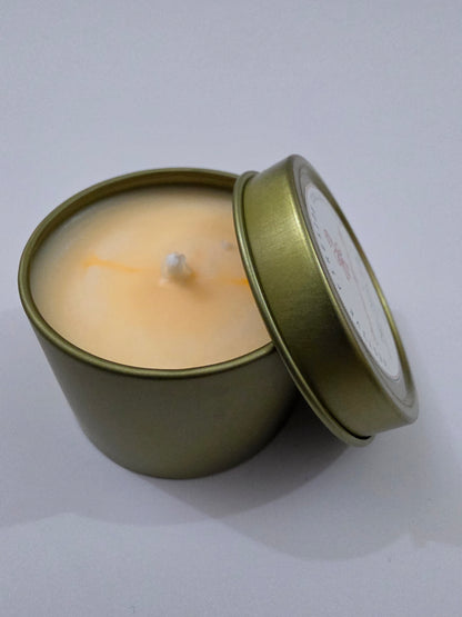 Christmas Morning Brew Aluminium Tin Candle