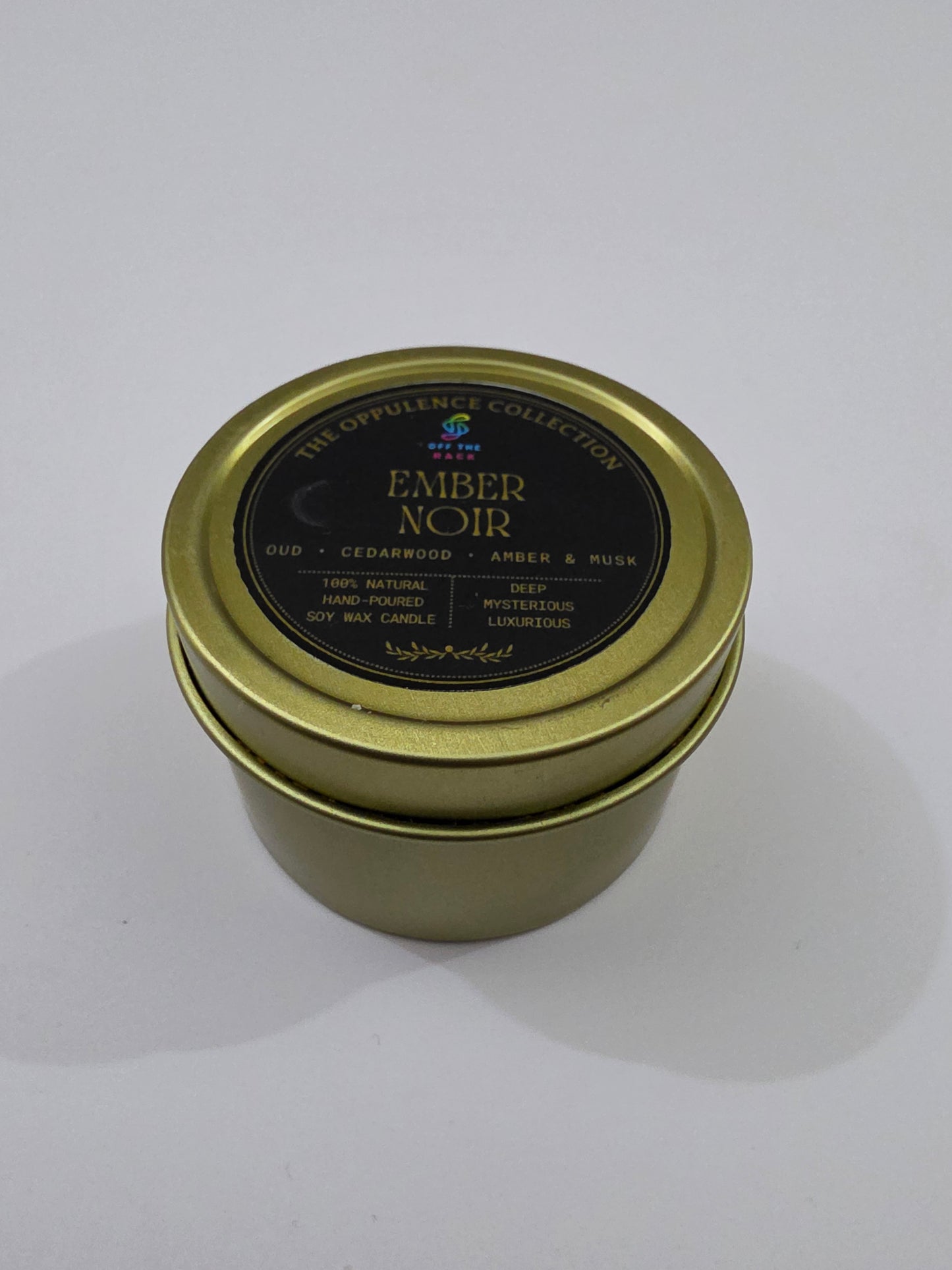 Ember Noir Aluminium Tin Candle
