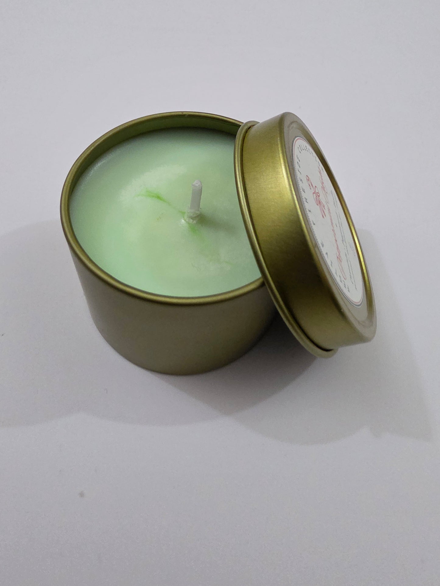 Peppermint Mocha Aluminium Tin Candle