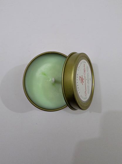Peppermint Mocha Aluminium Tin Candle