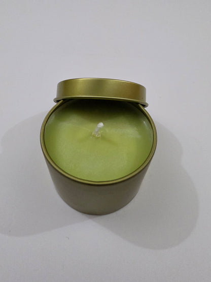 Lemon Sugar Whip Aluminium Tin Candle