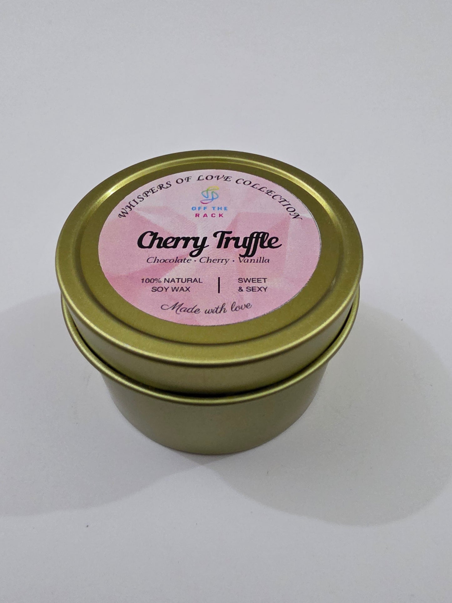 Cherry Truffle Aluminium Tin Candle