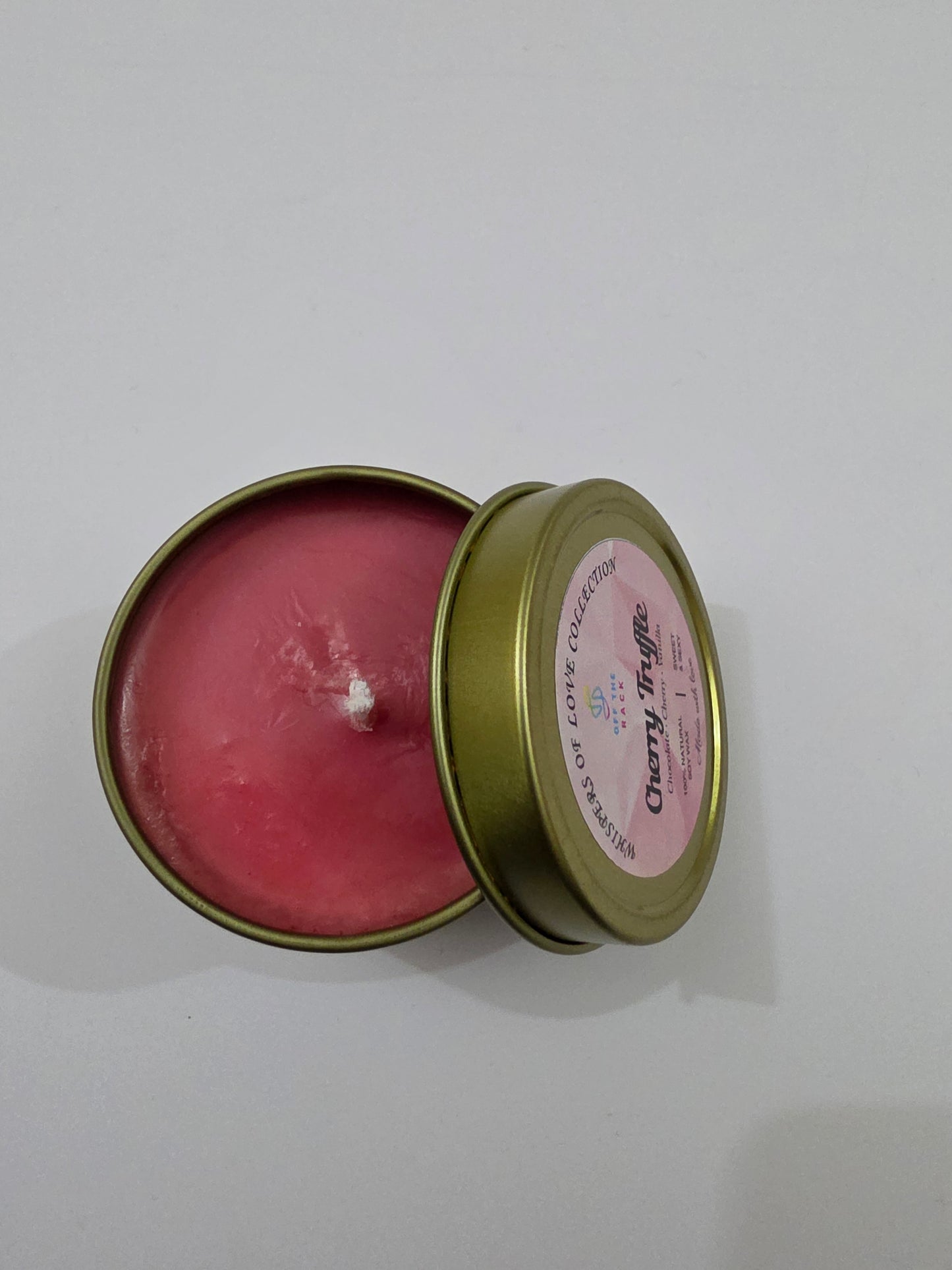 Cherry Truffle Aluminium Tin Candle