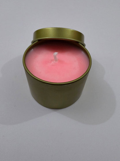 Velvet Bloom Aluminium Tin Candle