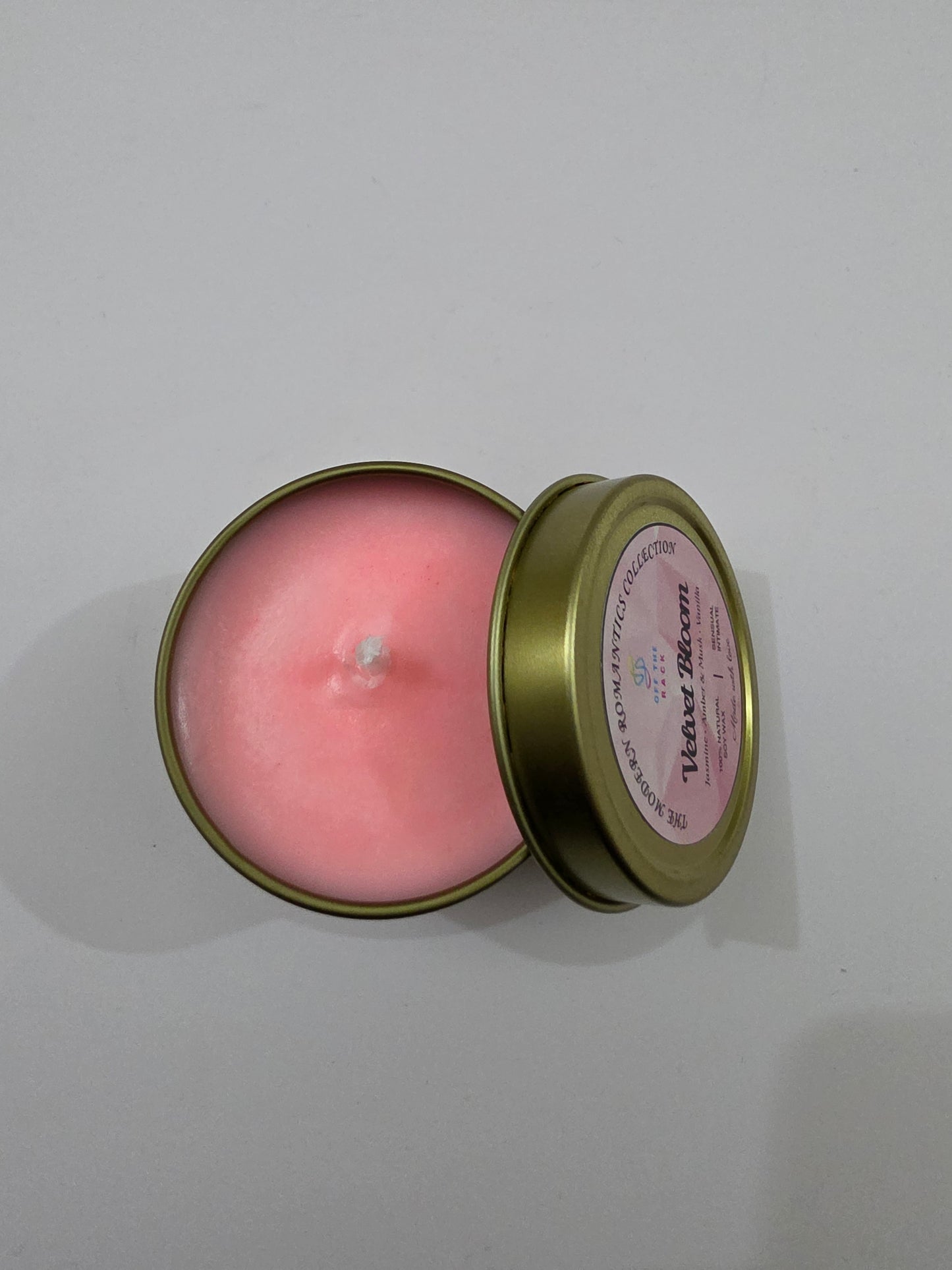 Velvet Bloom Aluminium Tin Candle