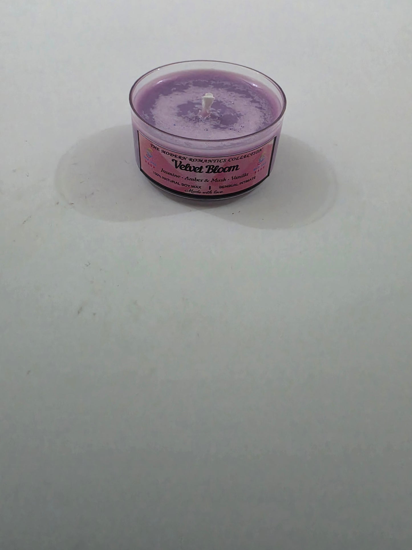 Velvet Bloom Tealight Candle