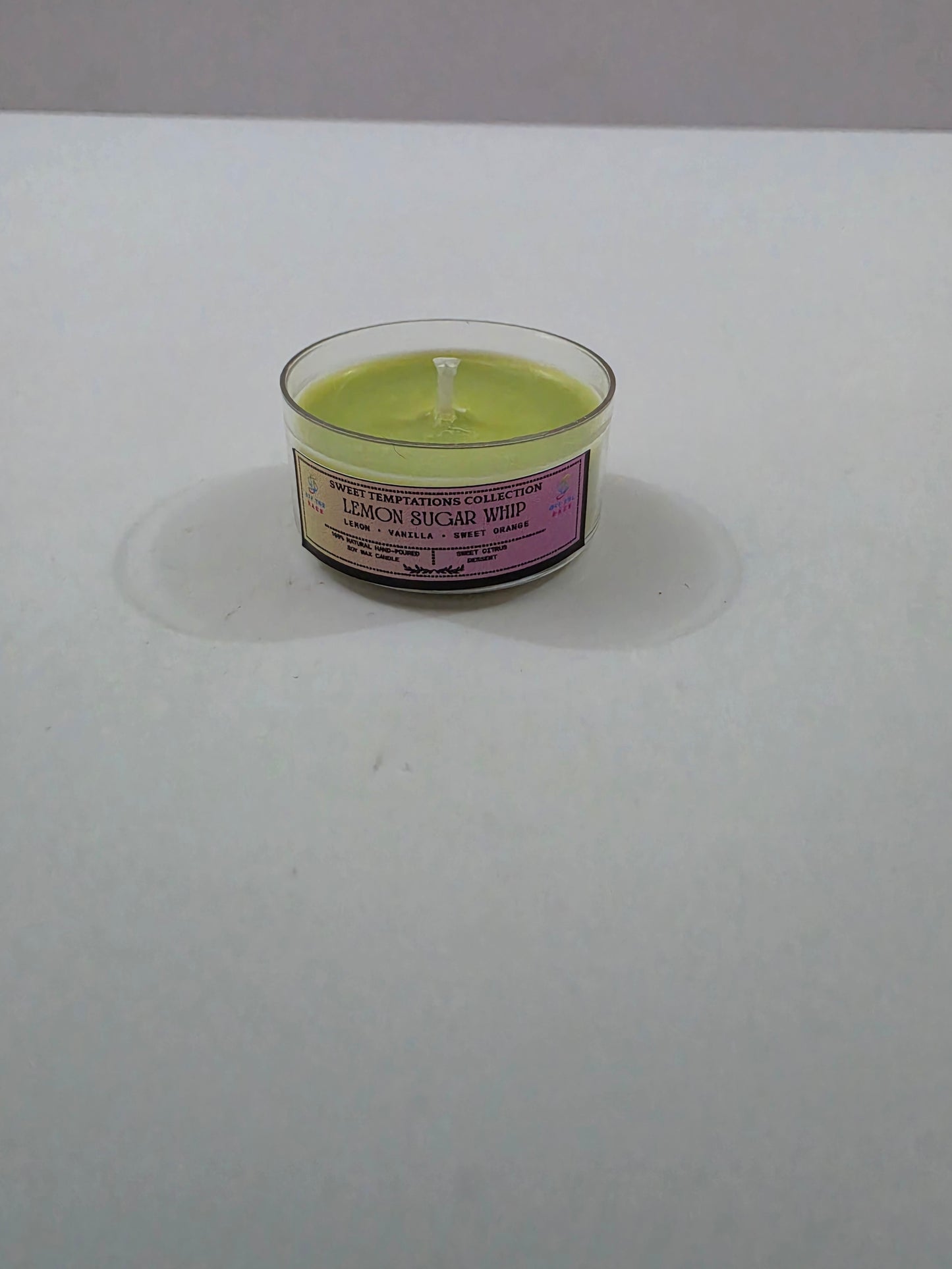 Lemon Sugar Whip Tealight Candle