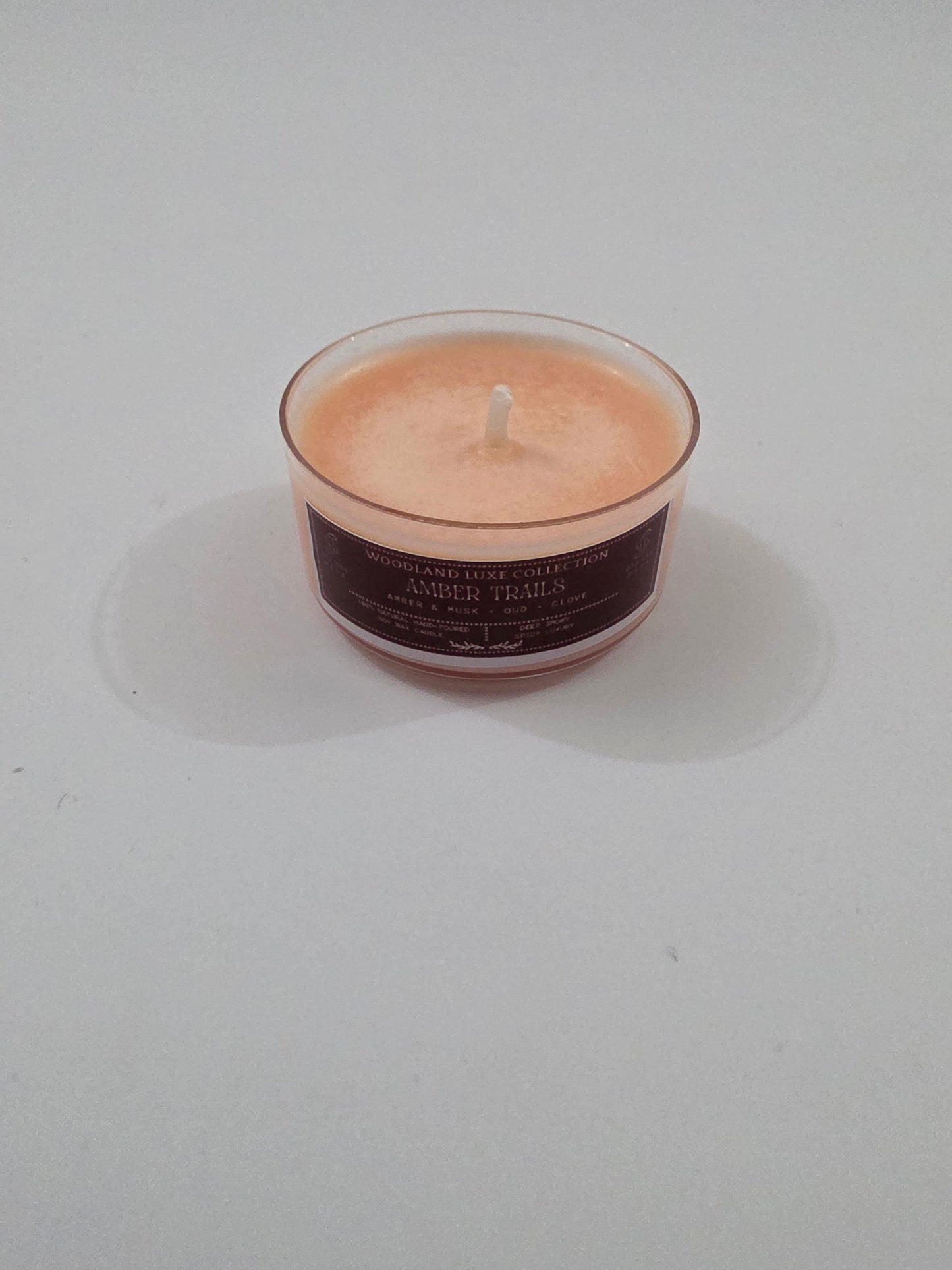 Amber Trails Tealight Candle