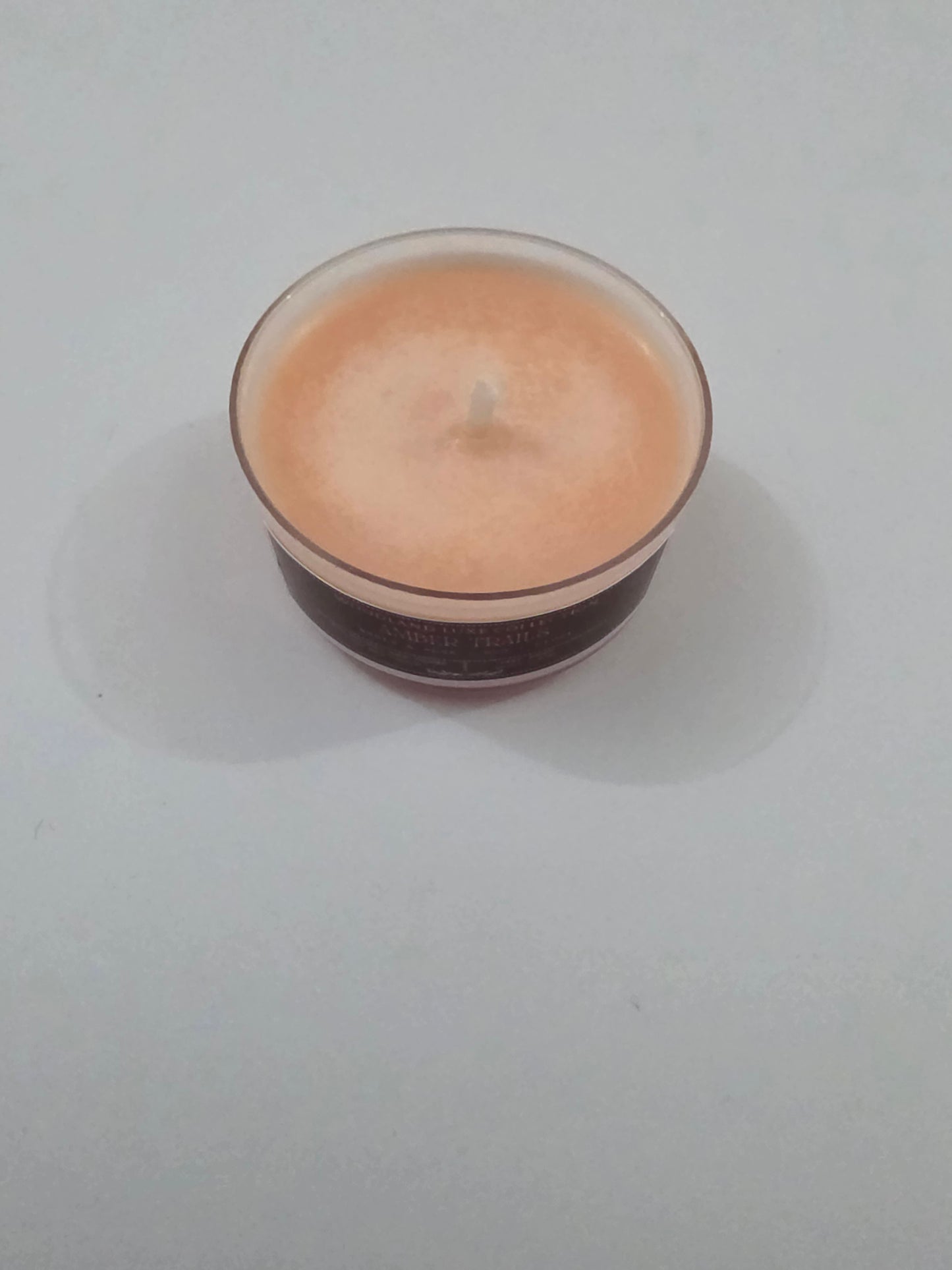 Amber Trails Tealight Candle