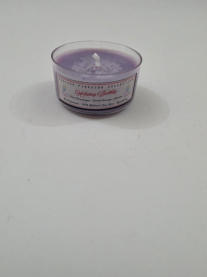 Holiday Bubbly Tealight Candle